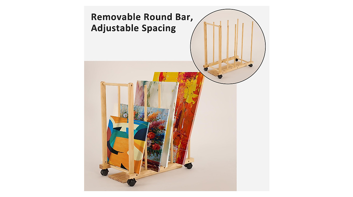 VISWIN Art Storage Rack for Canvas & Prints