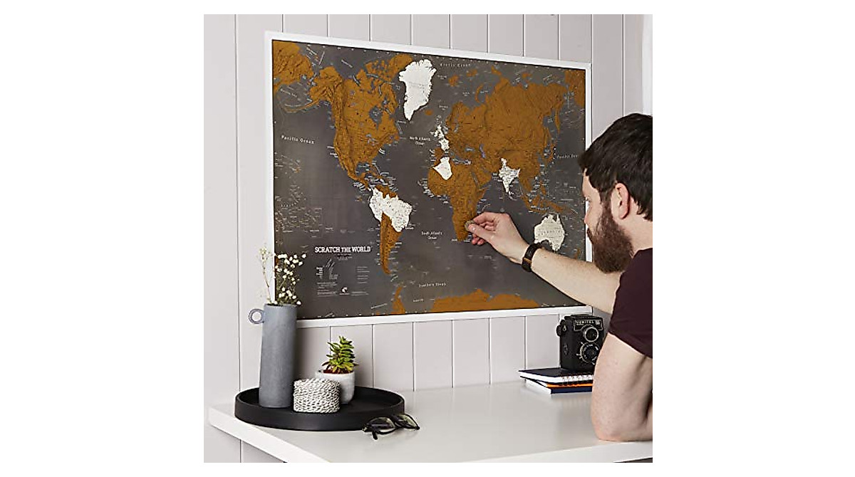 Scratch Off World Map Poster – Travel in Style