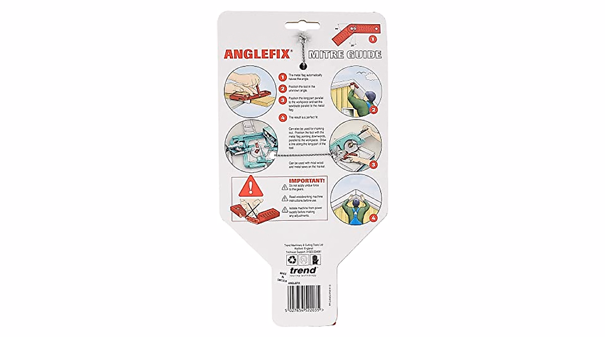 Trend Anglefix Miter Guide for Effortless Angle Cutting