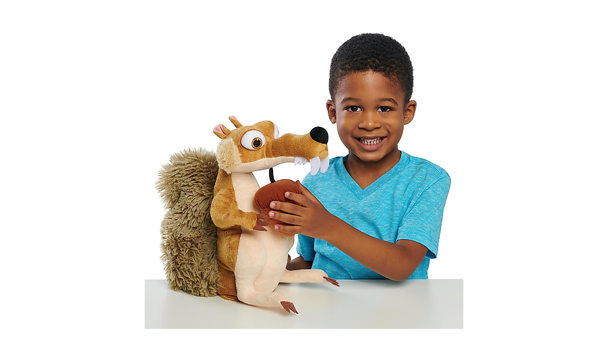 Ice Age Scrat Plush Toy - Interactive, Sounds & Ideal for Kids 3+