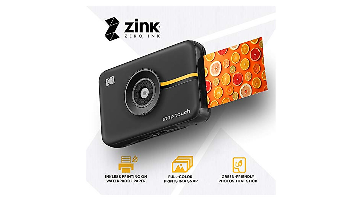 Kodak Step Touch 13MP Digital Camera & Instant Printer - Compact ...