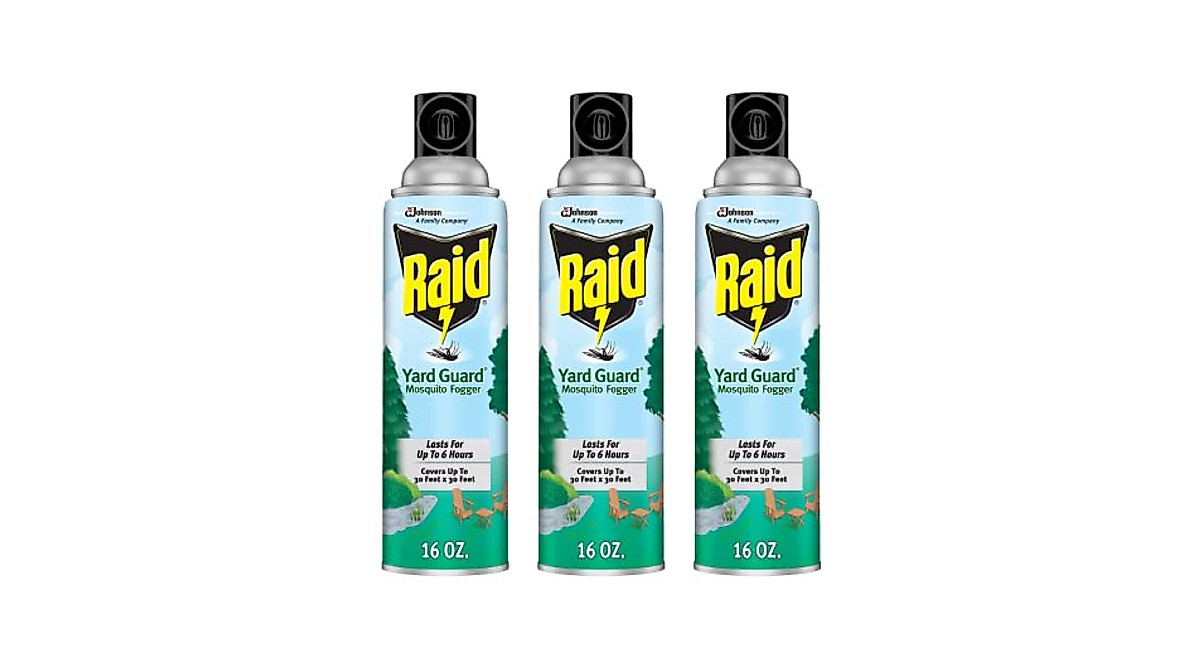 Raid Yard Guard Mosquito Fogger 16 OZ - Effective Outdoor Insect Control