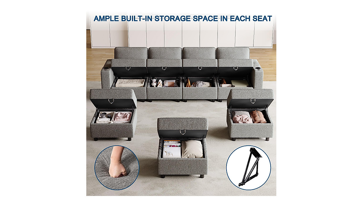 Beyond SMART Modular Sleep Sofa - Multifunctional & Storage Bed