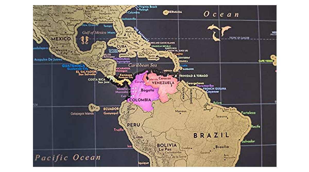Scratch Off World & US Maps - Explore & Track Your Travels