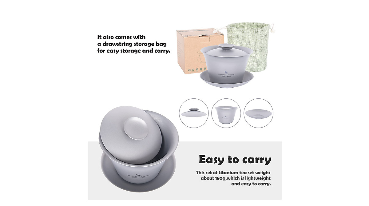 IBasingo 200 Ml Titanium Espresso Coffee Cup Double-Walled Mug For