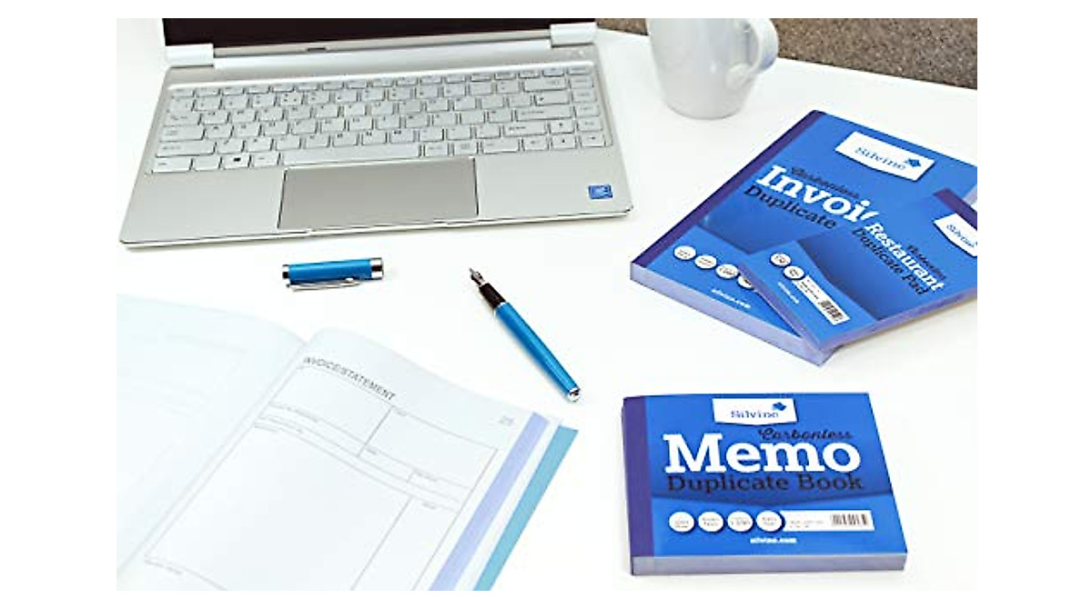 Silvine Carbonless Triplicate Memo Book - Numbered 1-100 with index ...