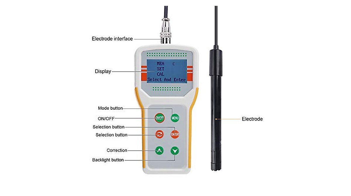 Dissolved Oxygen Meter | Water Tester for Aquaculture & Labs