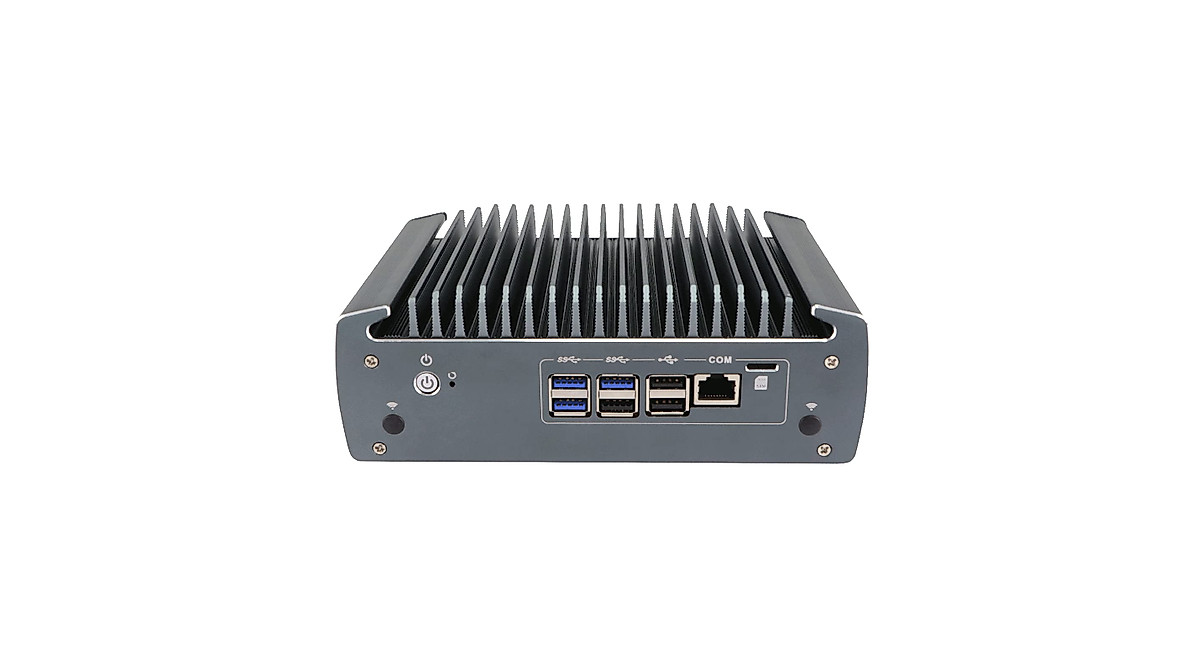 Mini PC Firewall HUNSN RJ35 - Processeur Intel N100 12e Gén, 4 Ports 2.5GbE, Barebone Sans RAM Ni Stockage