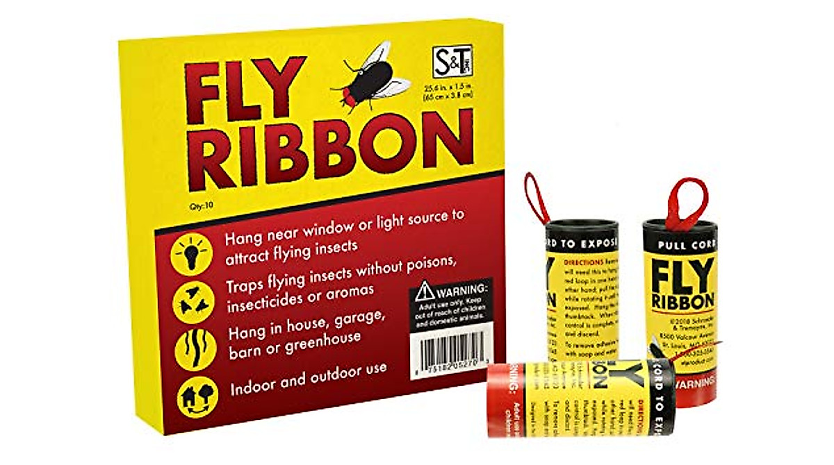S&T Sticky Fly Trap - Effective Indoor/Outdoor Solution
