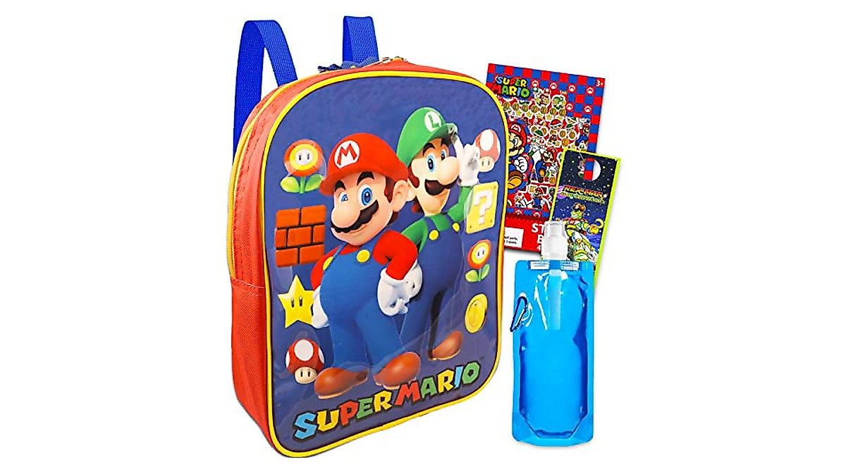 Super Mario Mini Backpack Bundle for Kids | Official Nintendo Gear