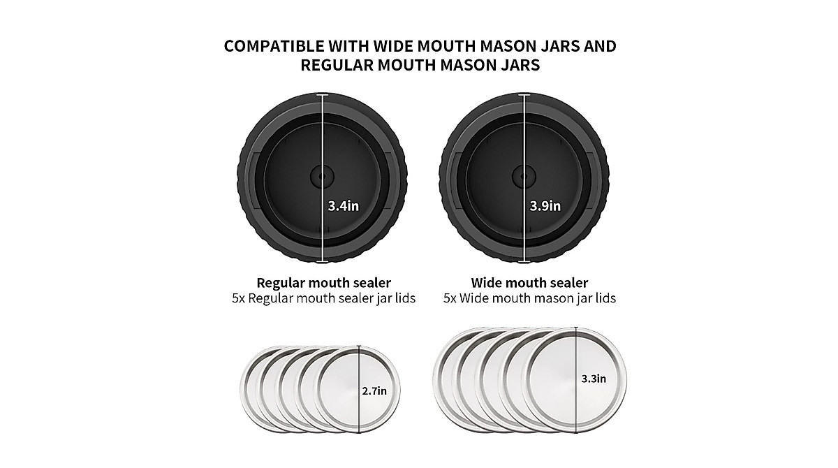 Bolisiya Everjar Vacuum Sealer Kit for Mason Jars