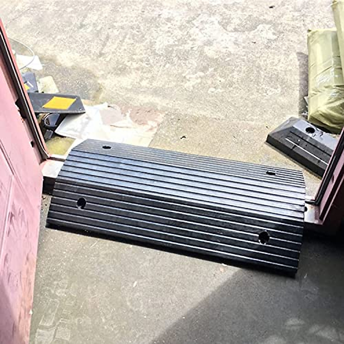 GUENZO Rubber Threshold Ramp for Wheelchairs & Vehicles | Anti-Slip ...