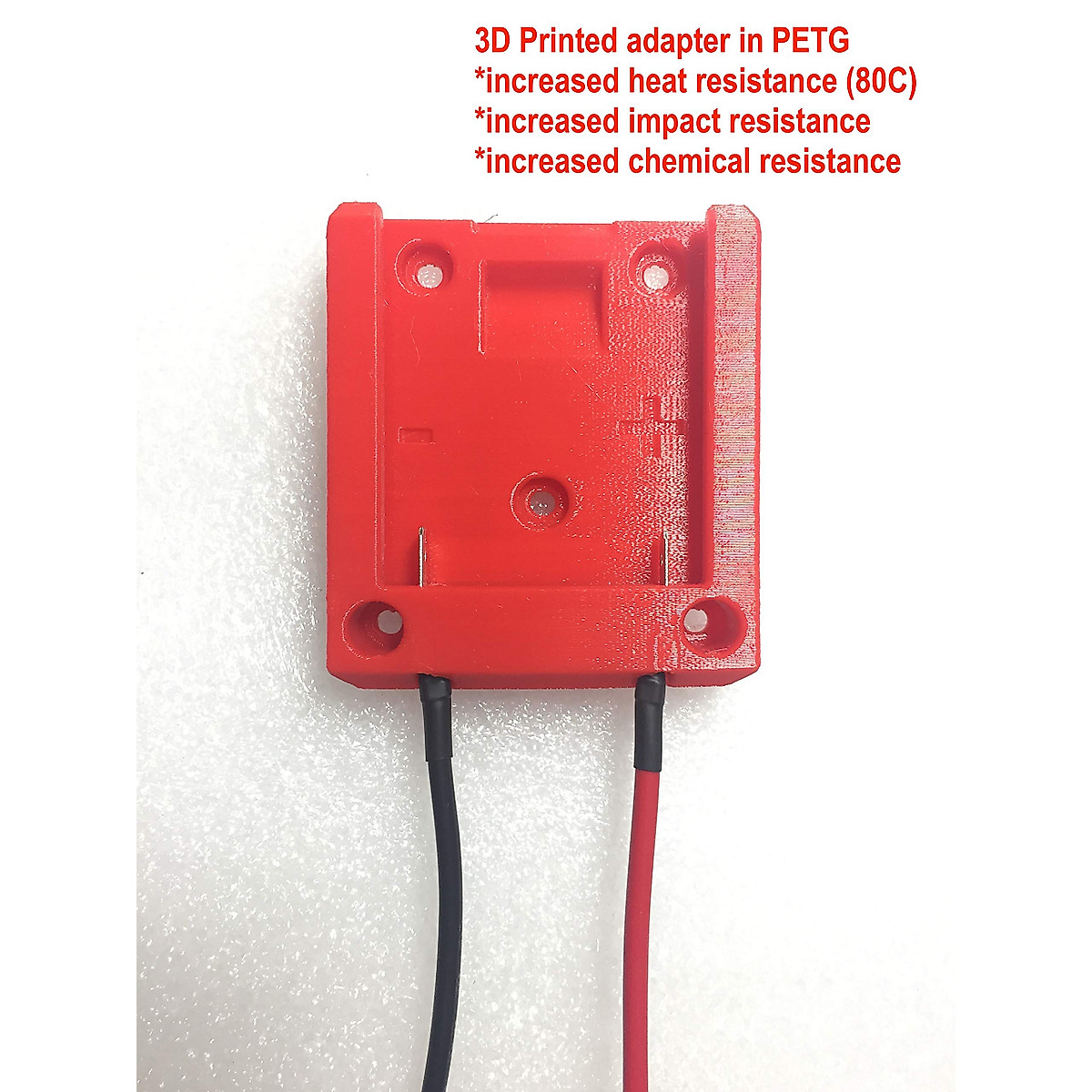Terrafirma Battery Adapter For Bosch 18V Tools | 12 Gauge Power Connector For Robotics & DIY | 18V To 20V Max
