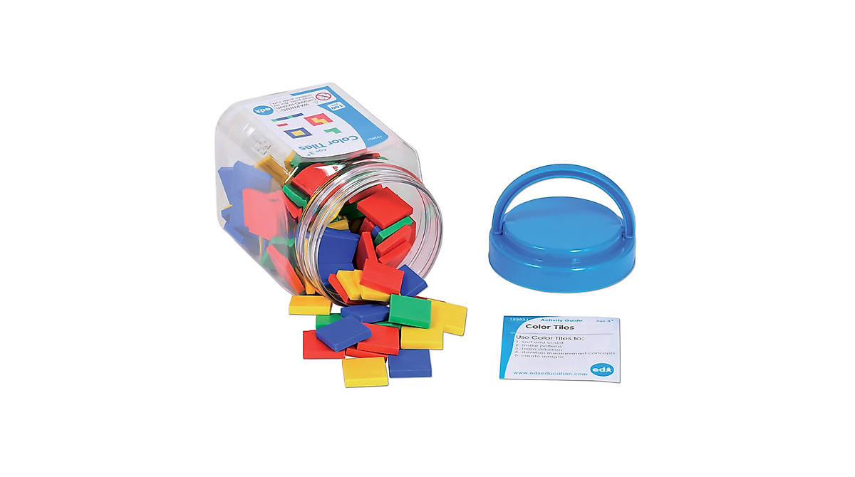 Colorful Educational Tiles Set for Kids - Sorting & Creativity