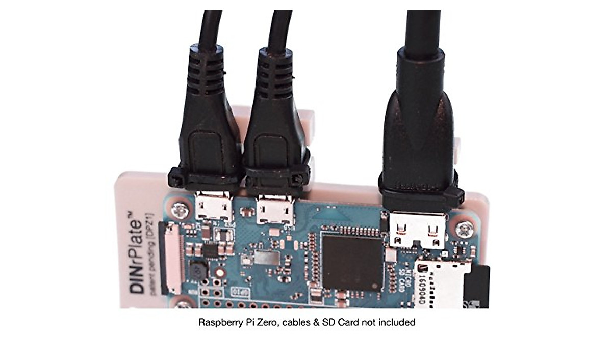 DIN Rail Mount for Raspberry Pi Zero - Secure & Compact