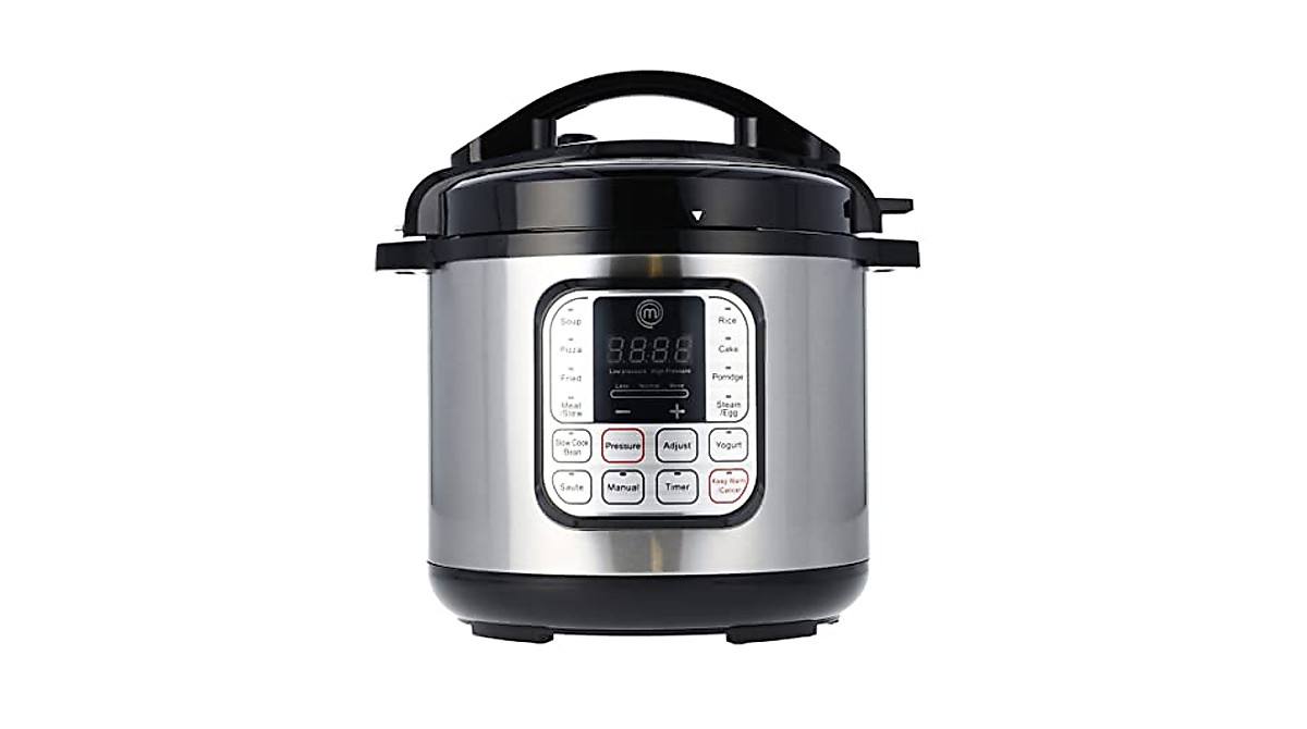 MasterChef Electric Pressure Cooker 10-in-1 Multi-Cooker, 6 Qt