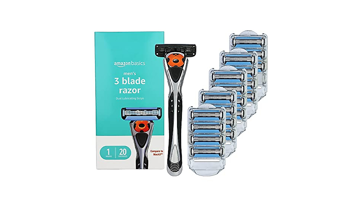Amazon Basics 3-Blade MotionSphere Razor for Men