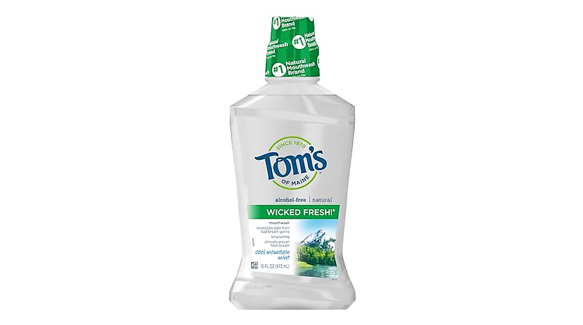 Tom's of Maine Natural Mouthwash – Fresh Breath 6-Pack