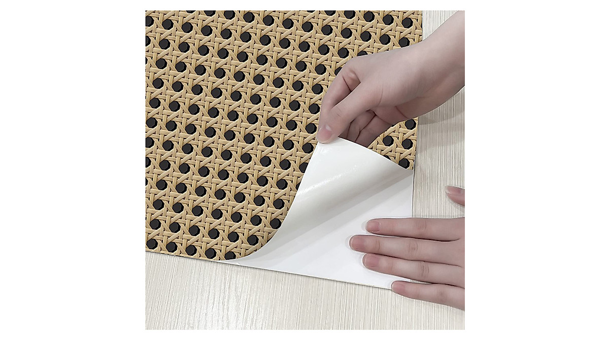 JiffDiff Rattan Peel and Stick Wallpaper | Easy Upgrade