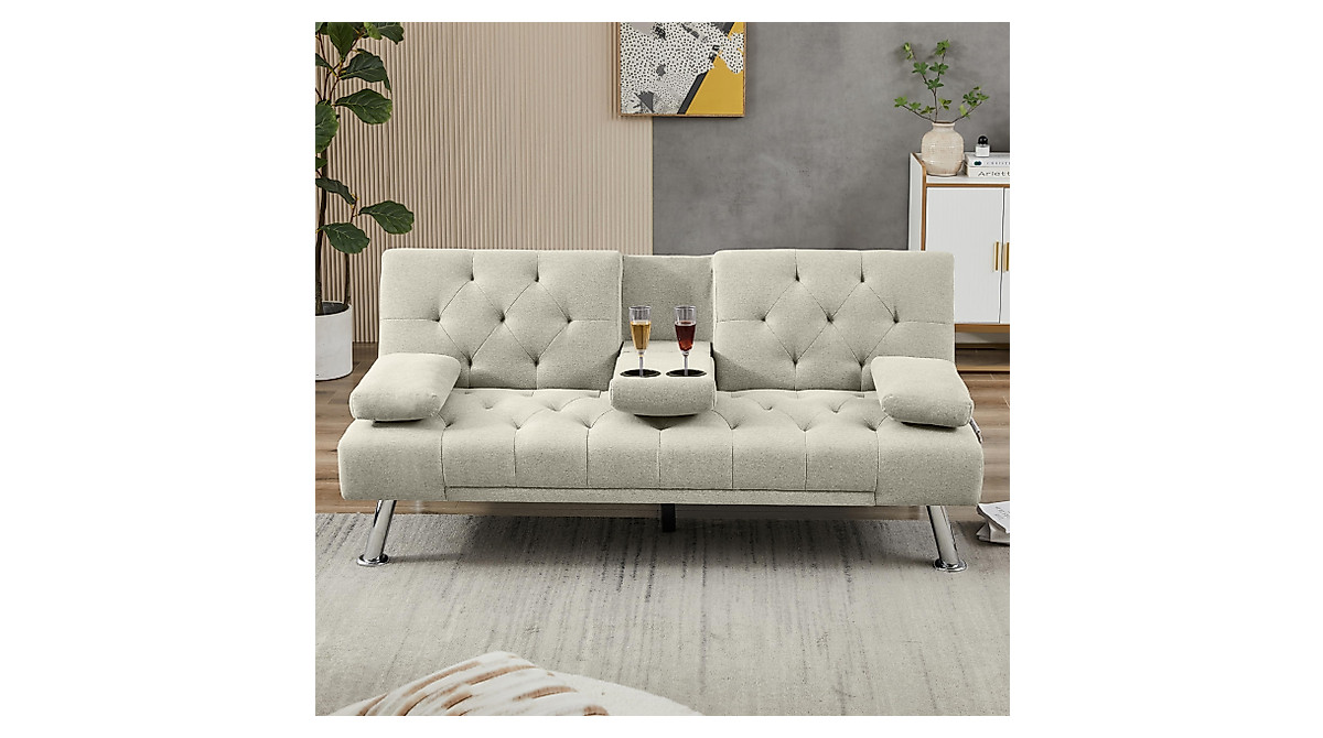 VIPKOE Adjustable Folding Sofa Bed - Comfort & Style