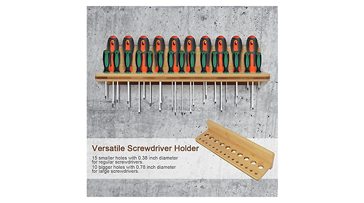 Wokyy Screwdriver Rack - Durable Tool Storage Organizer