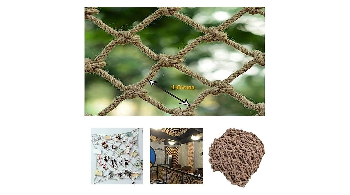 RZM Heavy Duty Rope Netting for Kids Safety & Fun