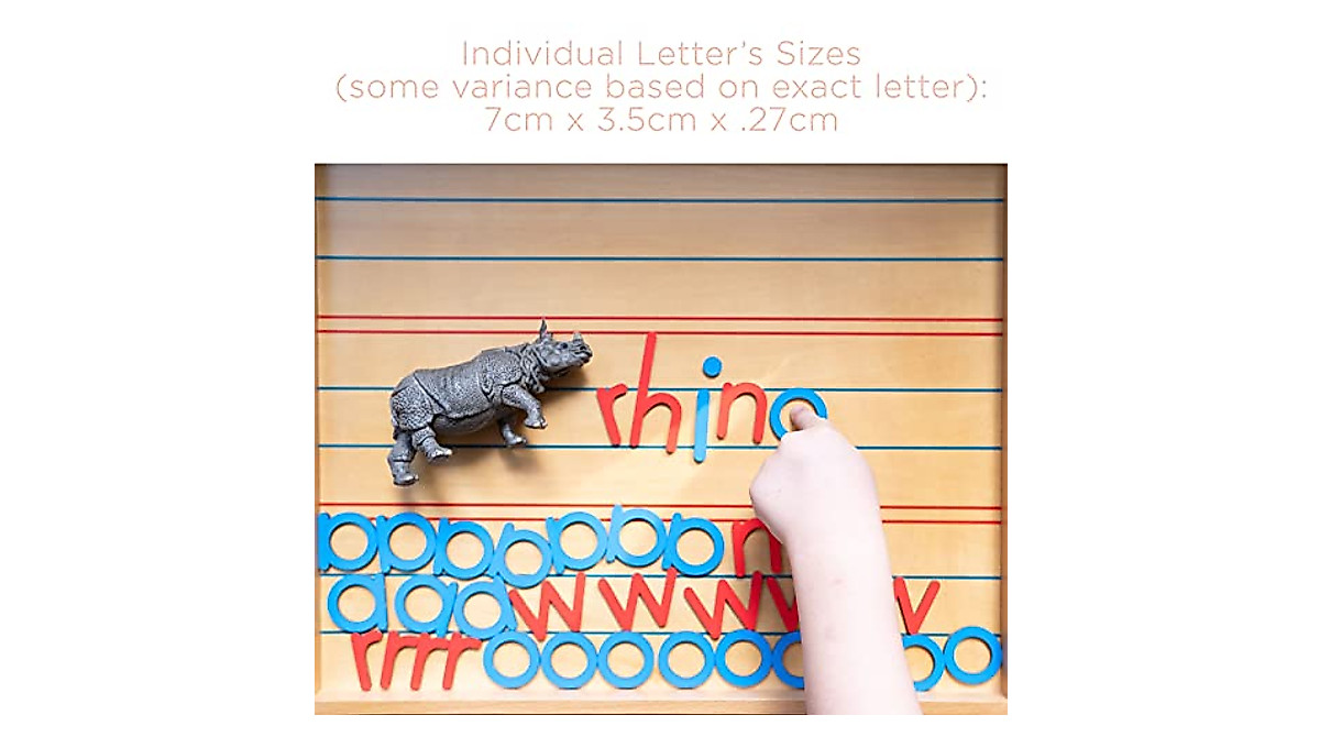 Movable Alphabet Montessori Wooden Letters for Learning