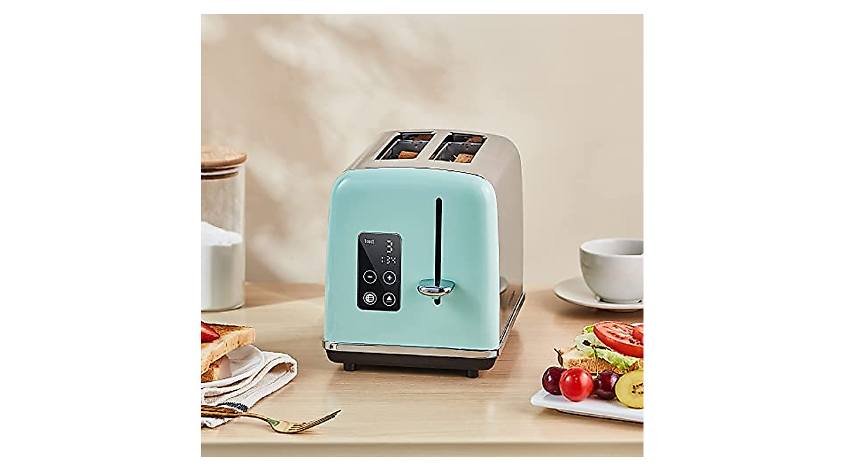 Upgrade Your Breakfast with REDMOND Aqua Green Toaster