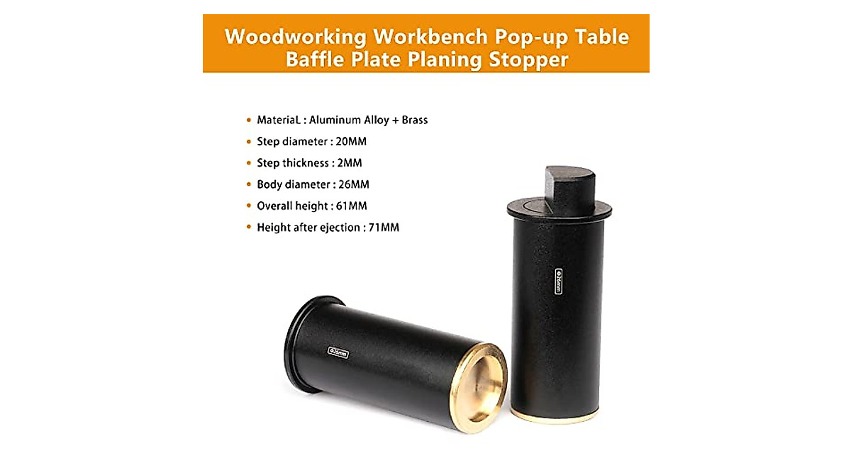 Adjustable Pop-up Bench Dog Tool - 4Pcs Set