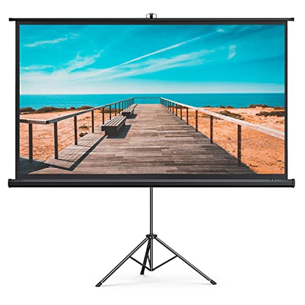 Orgtoy 100-Inch Portable Projector Screen for Indoor & Outdoor Use