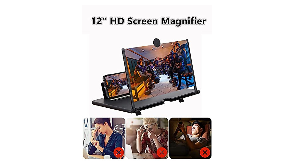 24-Inch Screen Magnifier for Cell Phones - Portable and Foldable