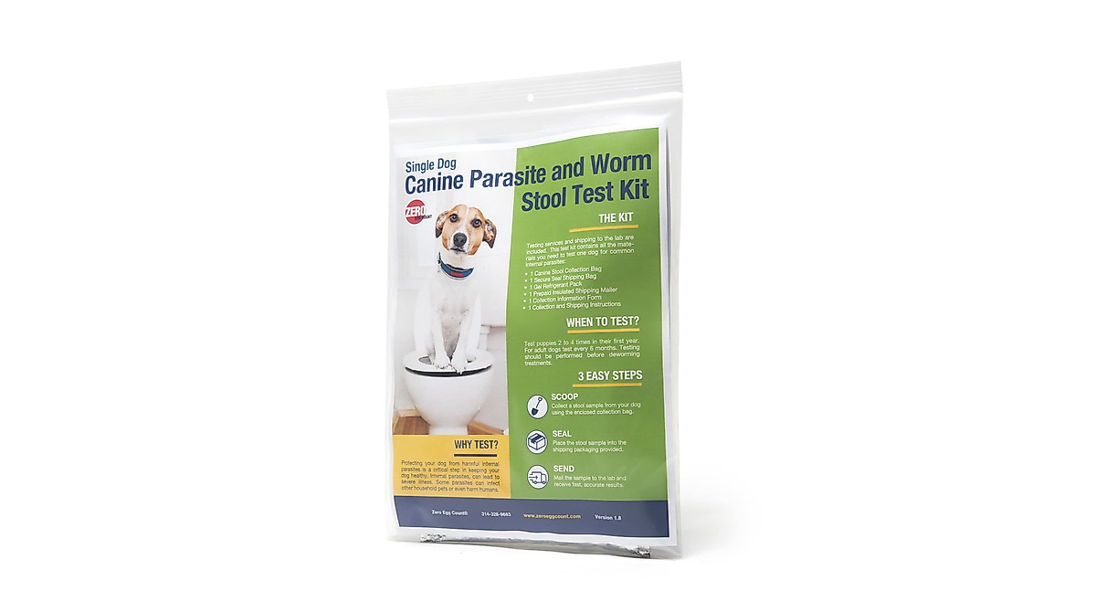 Dog Worm & Parasite Mail-In Stool Test Kit | Zero Egg Count