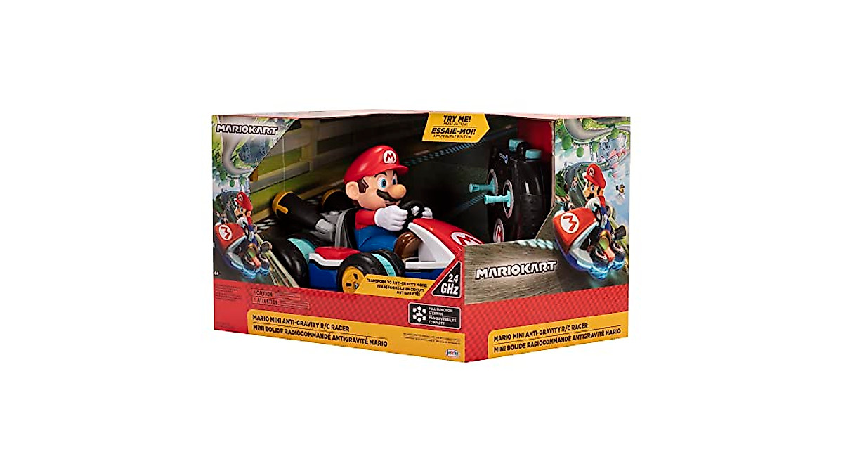 Super Mario Kart RC Racer - Anti-Gravity Mini RC with 100ft Range