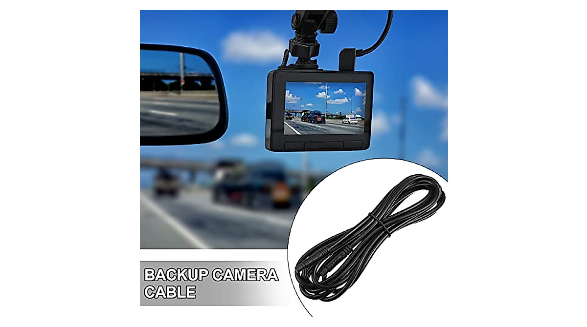 X AUTOHAUX 8-Pin Backup Camera Extension Cable 9.84ft - Easy Installation