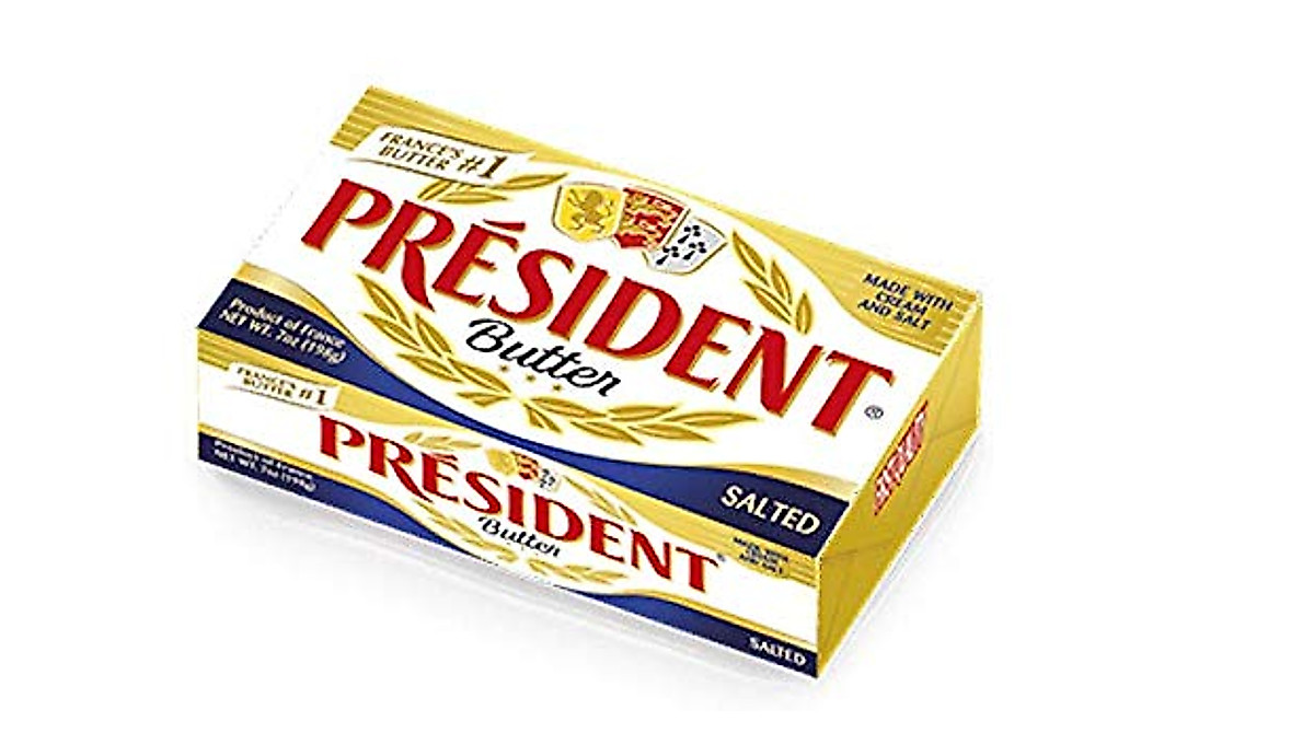 President Imported Salted Butter 7 Oz – Premium French Dairy Product