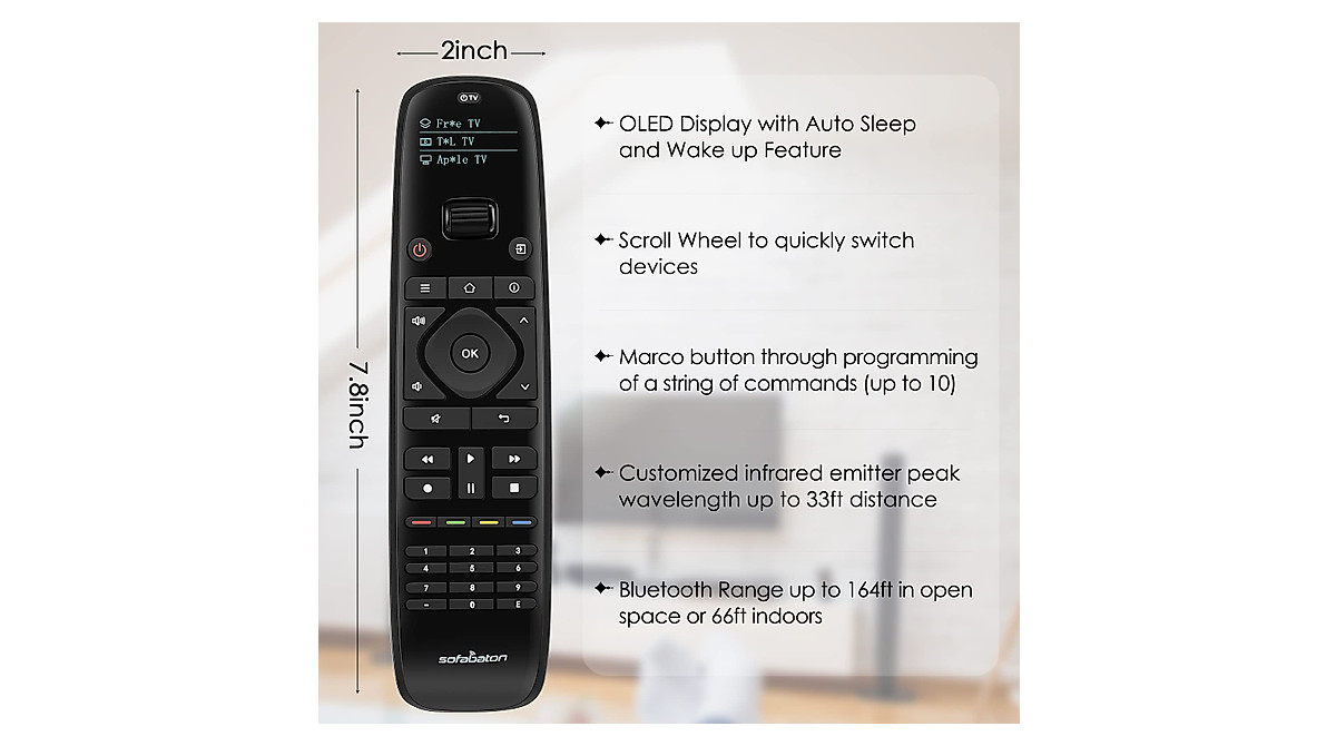 SofaBaton U1 Universal Remote Control - All-in-One Smart Remote