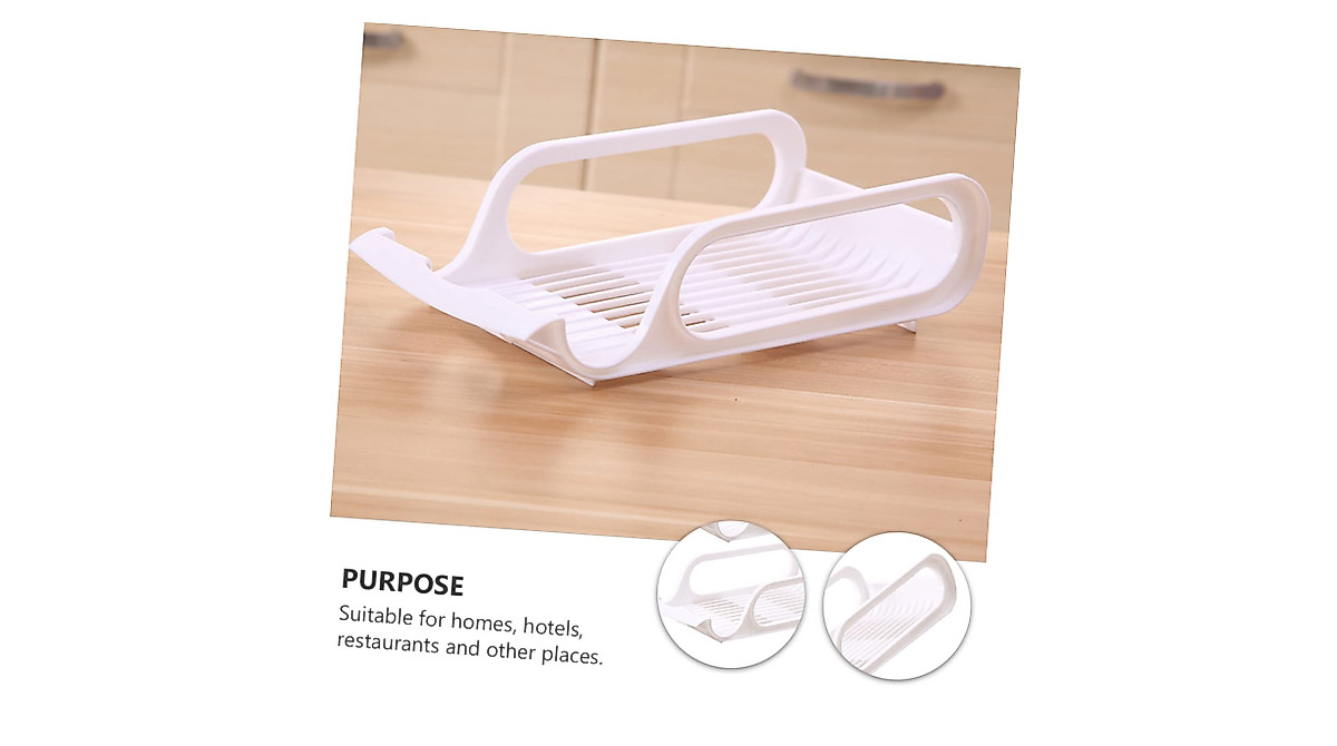 OSALADI 2pcs Beer Rack for Fridge - Stackable Plastic Organizer
