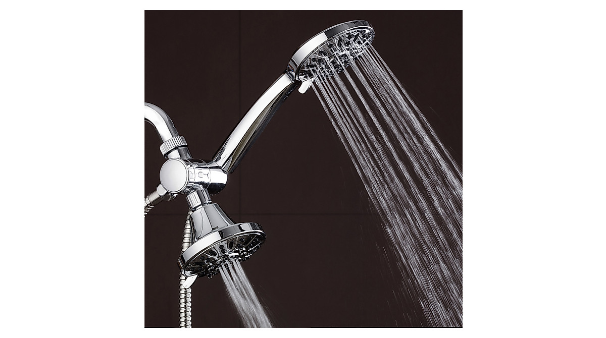 AquaDance 3-Way High Pressure Shower Combo – 48 Settings