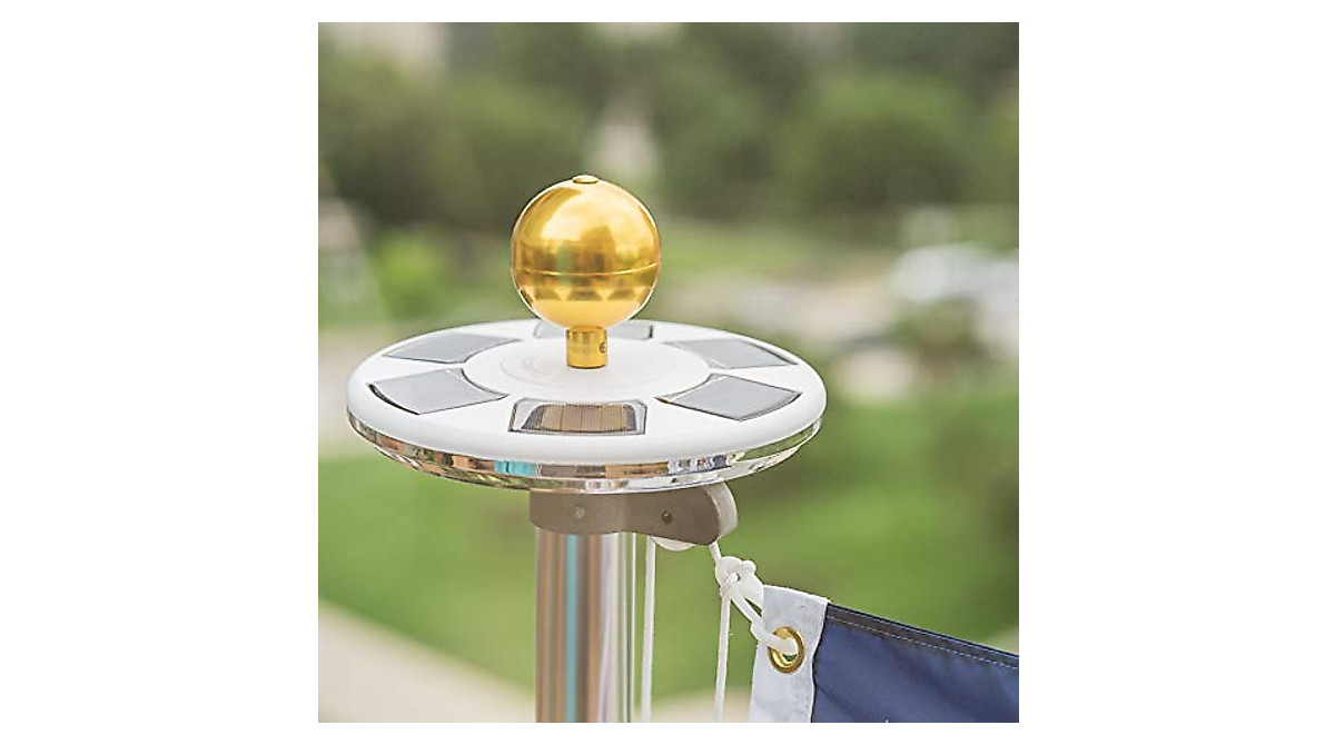 Deneve Flag Pole Silver Pulley Truck - Easy Installation