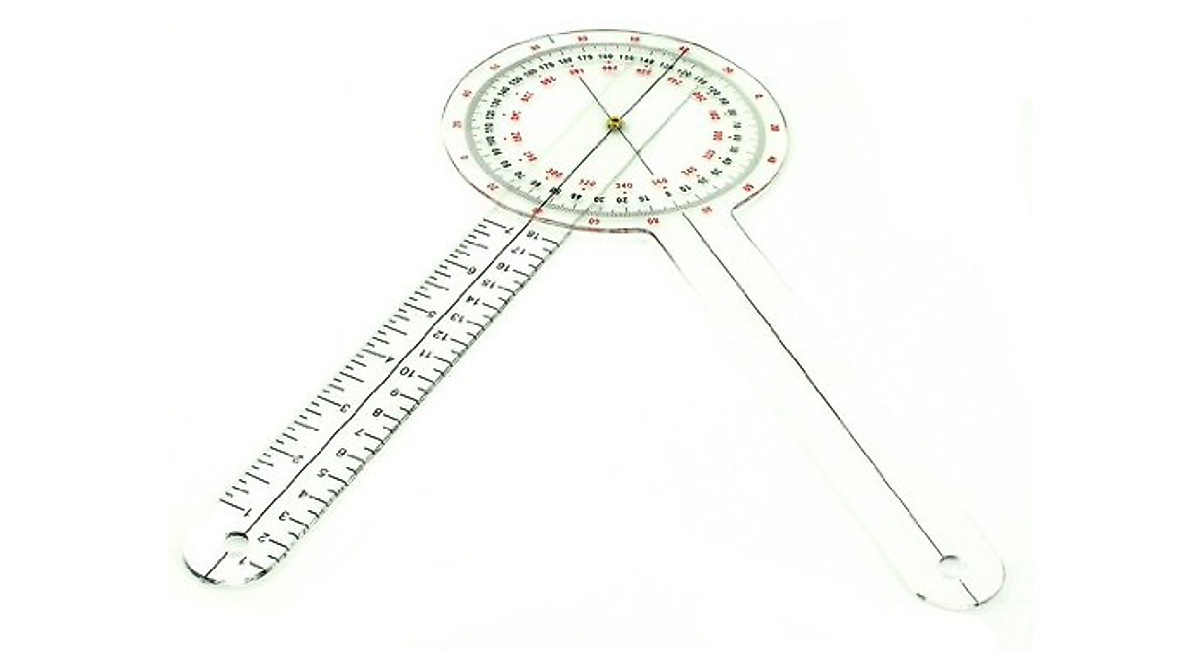 Protractor Goniometer Set: 12
