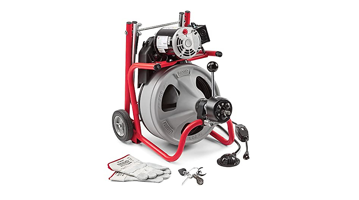 RIDGID K-400 Drain Cleaning Machine Kit | Professional Grade 120V Tool