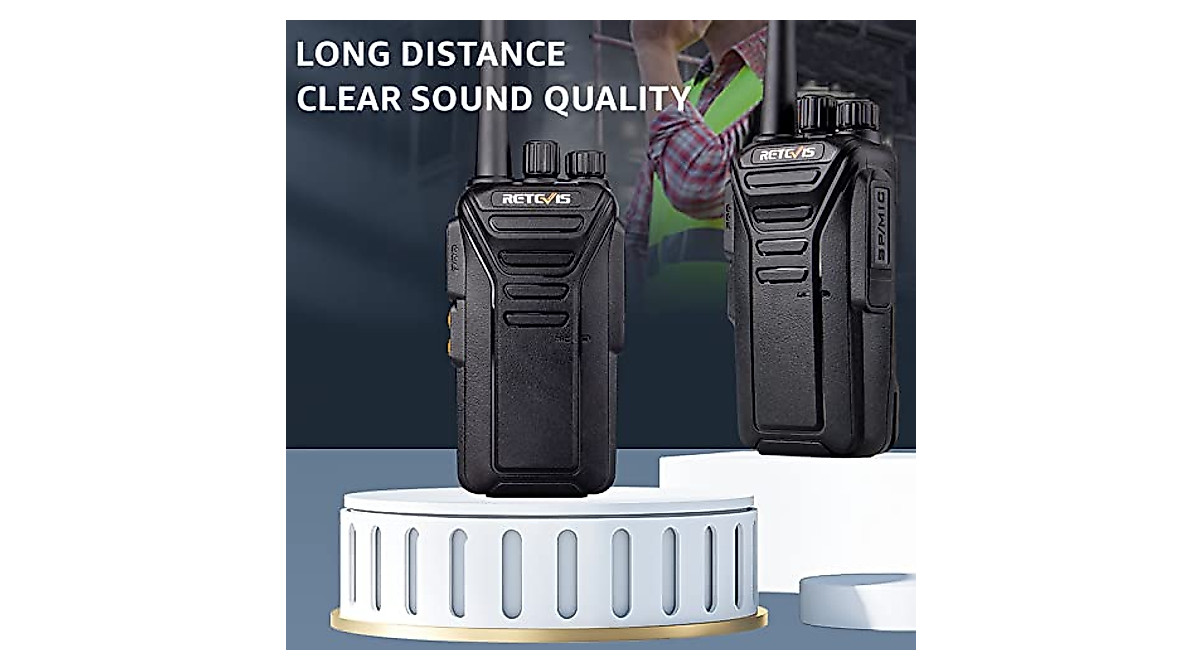 Retevis RT27 Walkie Talkies: Pro 2-Way Radios w/ Shoulder Mic