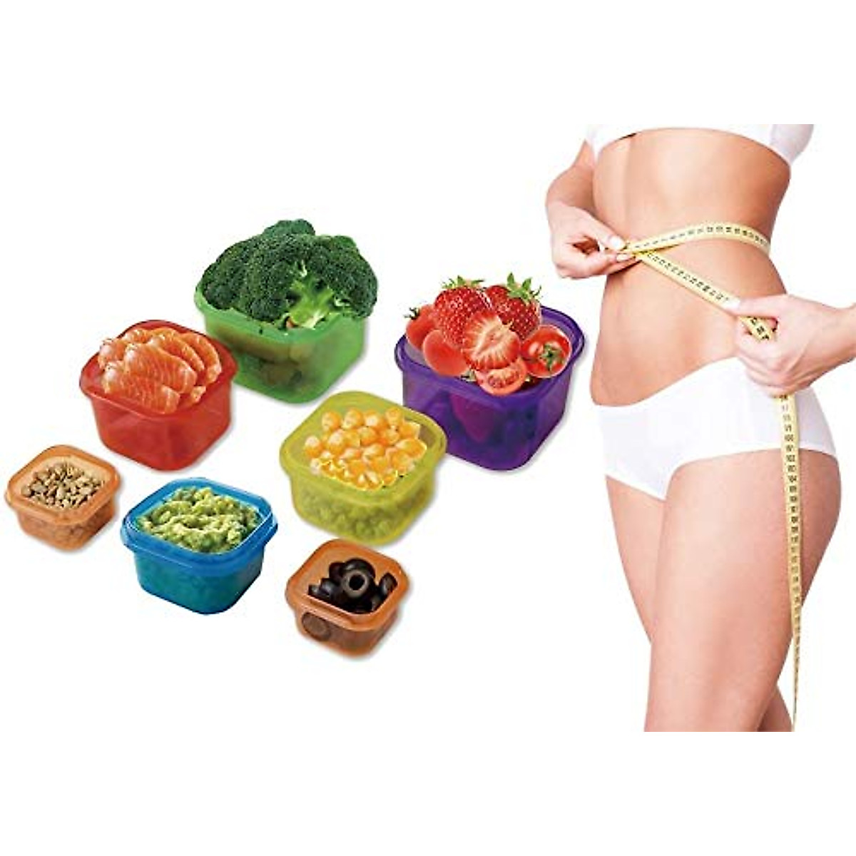 Prefer Green 7-Piece Portion Control Kit for Healthy Eating