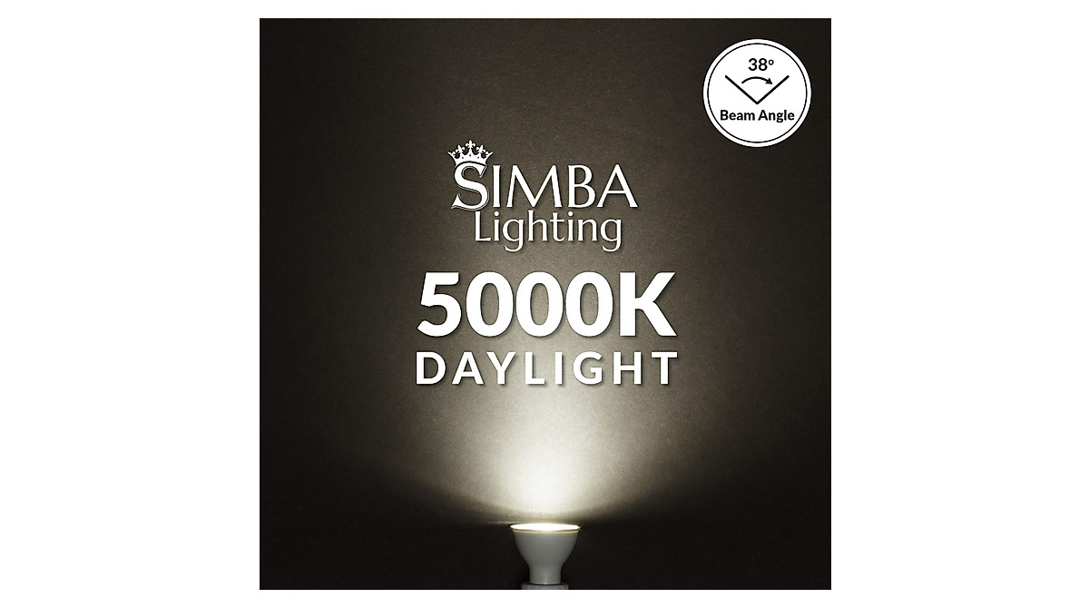 Simba Lighting GU10 LED Bulb 5W Dimmable - 6 Pack