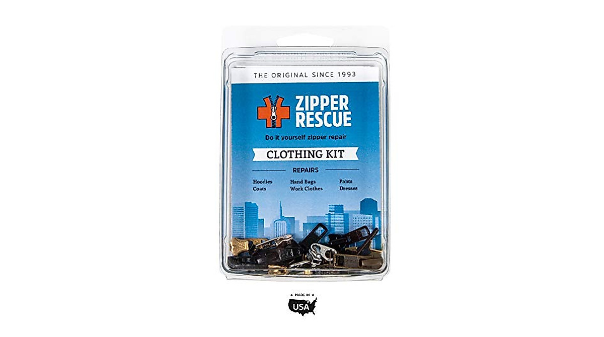 Zipper Rescue Zipper Repair Kit - Made in USA Since 1993
