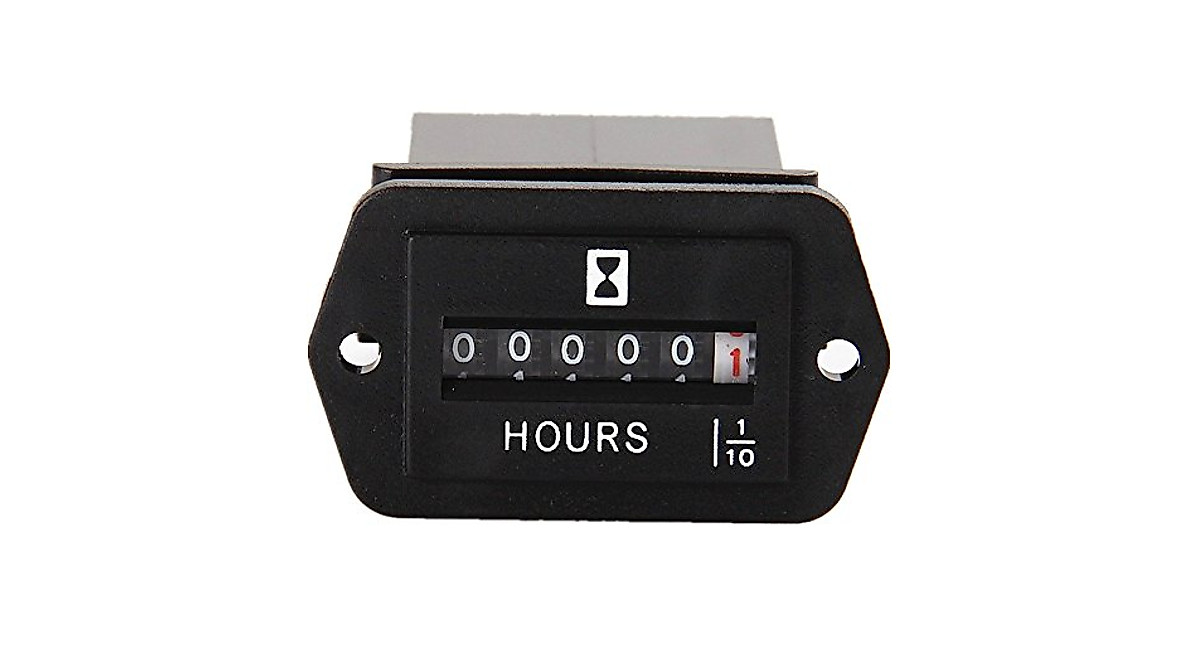 AIMILAR Mechanical Hour Meter for Small Engines & Boats