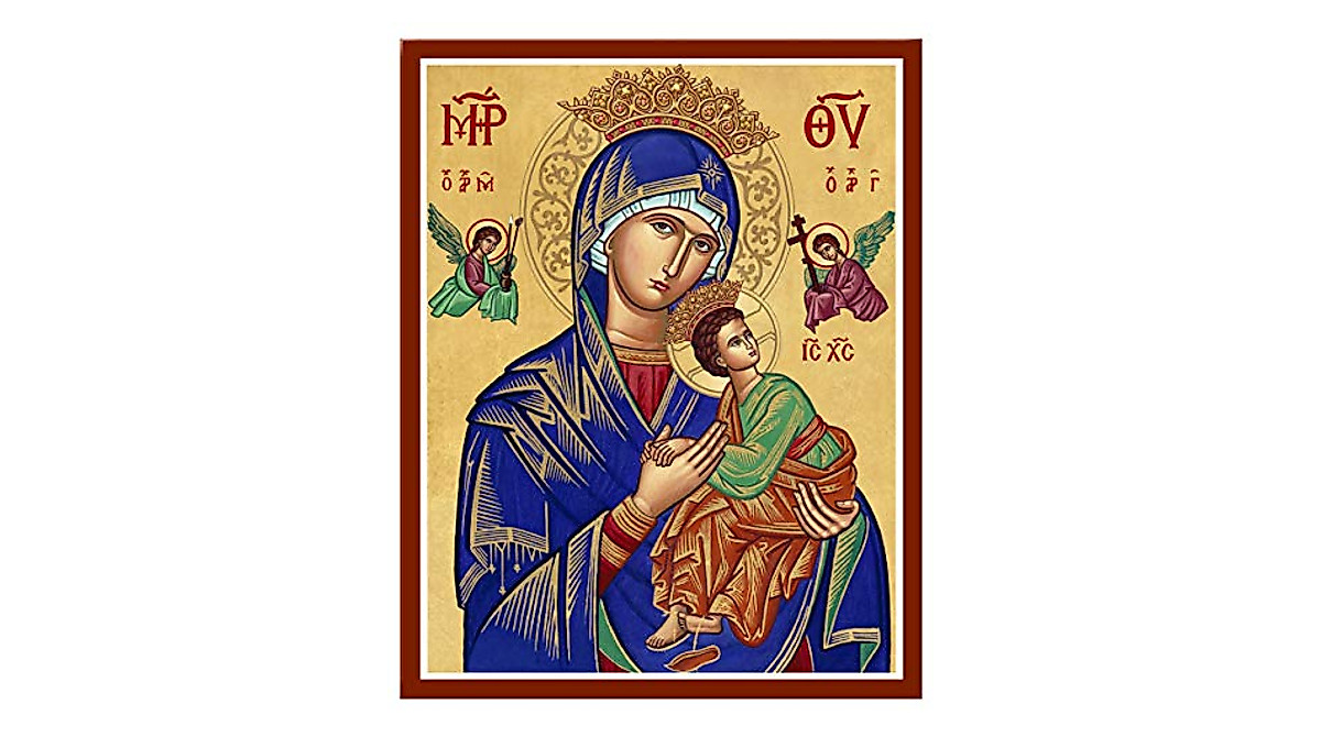 Our Lady of Perpetual Help Icon - 8x10 Byzantine Sacred Art
