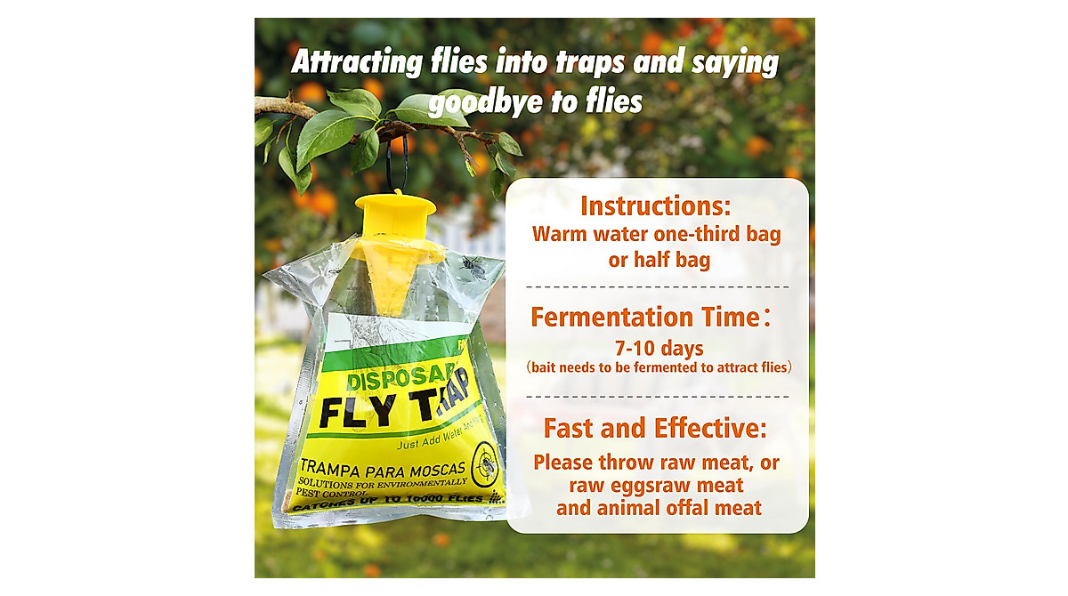 Outdoor Hanging Fly Traps - Instant Pest Control