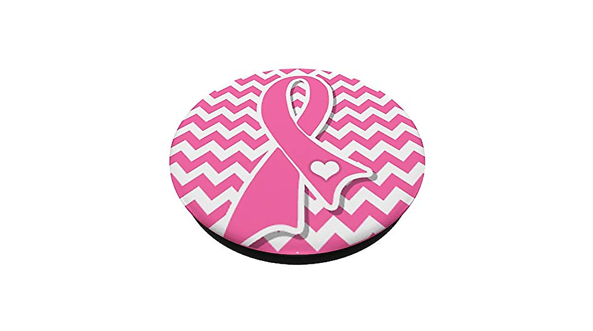 Popsocket Pink Ribbon - Breast Cancer Awareness Pop Grip for Phones