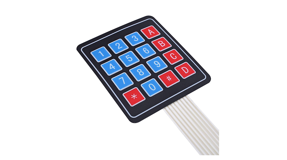 Teyleten 4x4 Keypad Keyboard for Arduino – 16 Key Design
